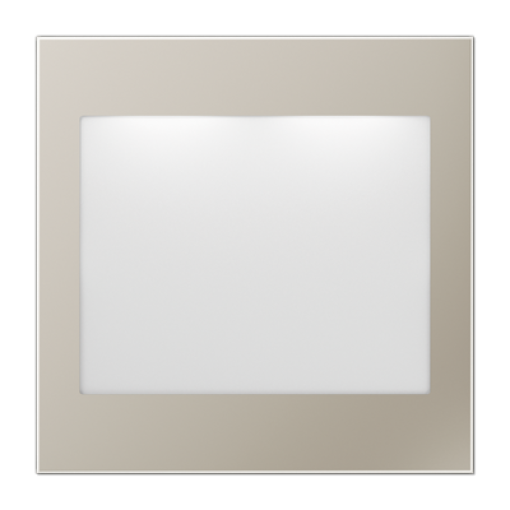 Placa señalización LED. LS acero