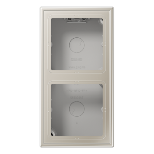 Caja de superf. doble LS lacado acero