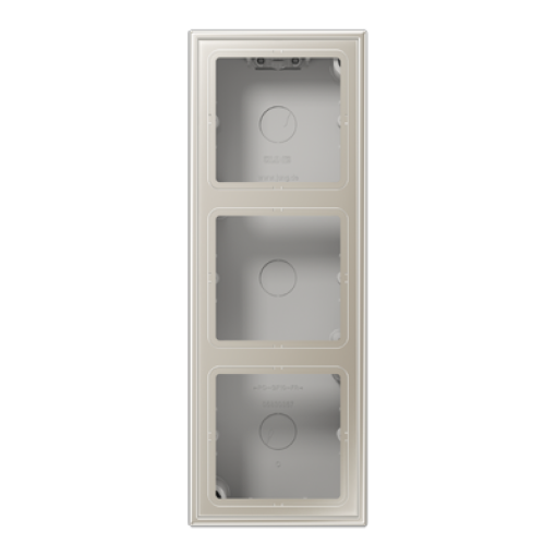 Caja de superf. triple LS lacado acero