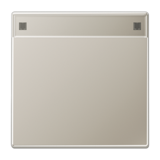 Tecla simple inscr. LS acero