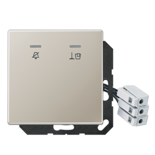 Placa hotel c LED, exterior LS acero