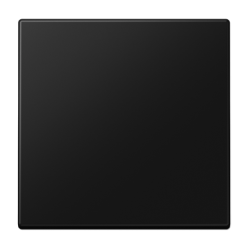 Tecla simple pulsador LS negro mate