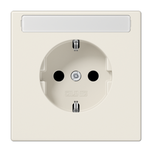 Enchufe SCHUKO inscr. prot. LS bl.