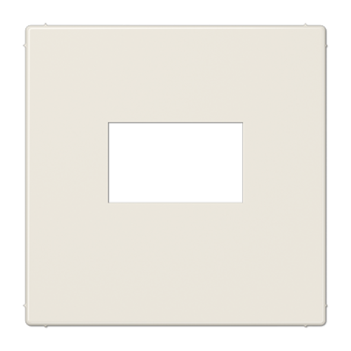 Placa USB LS blanco marfil