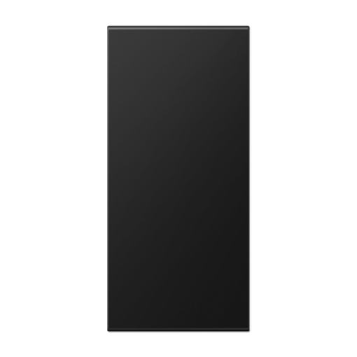 Placa central rotul. F50 LS negro mate