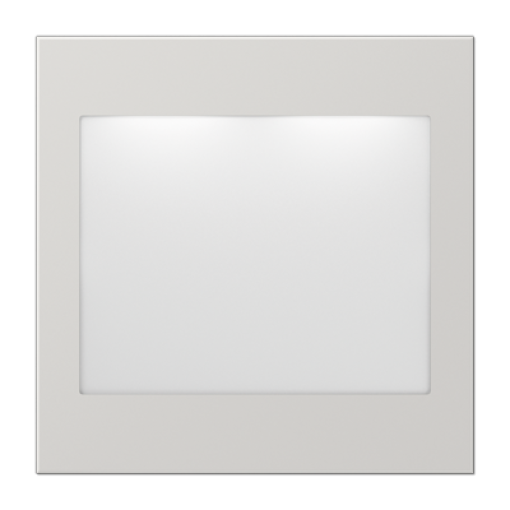 Placa señalización LED. LS gris claro