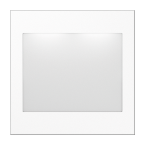 Placa señalización LED. LS blanco alpino
