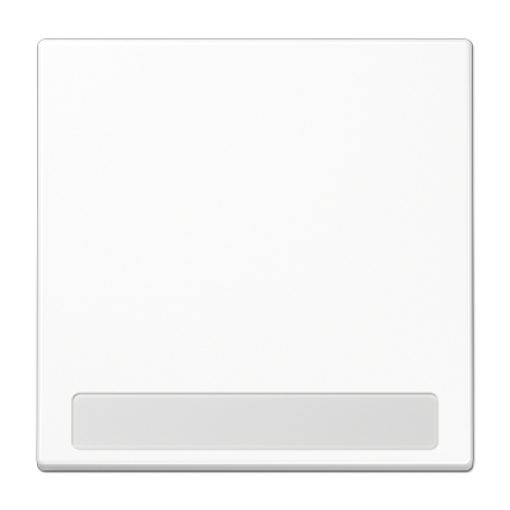 Tecla simple inscr. LS blanco alpino