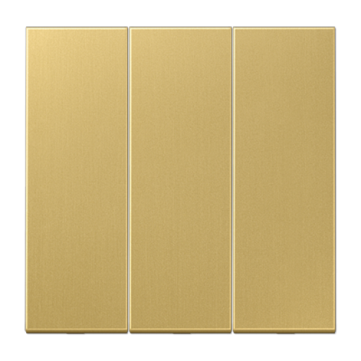 Tecla triple LS latón classic