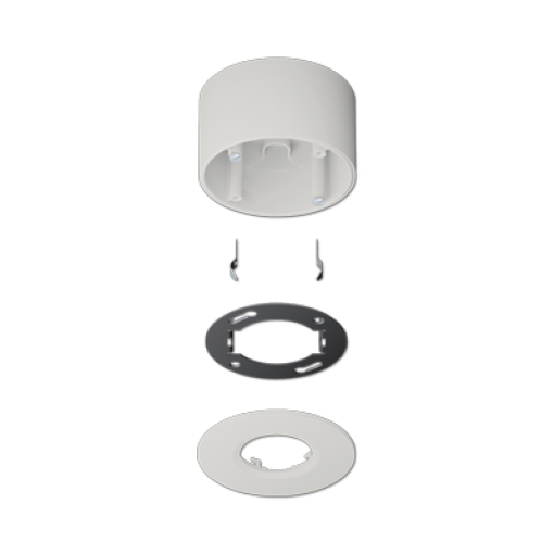 Kit montaje superficie det. KNX Gris