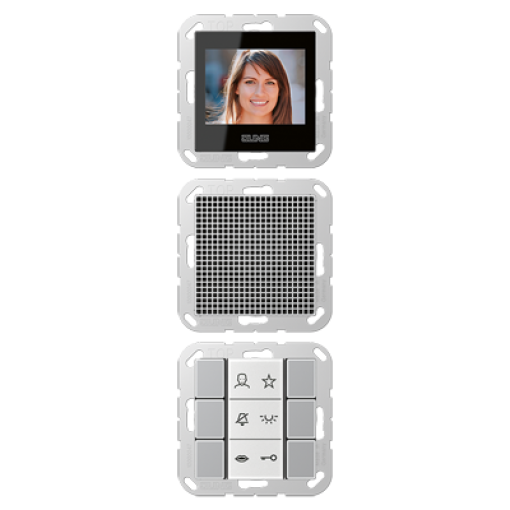 Unidad interior video 2,2''. A aluminio