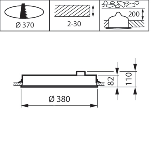 RC250B 20S830 PSD PSP D380 WH
