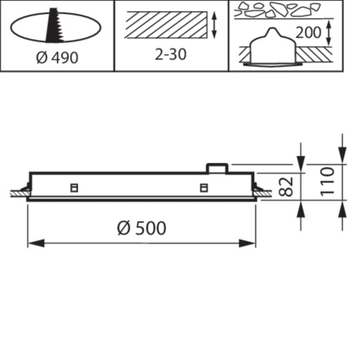 RC250B 37S840 PSD O D500 WH