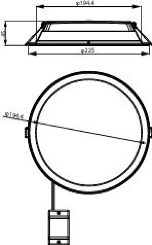 DN065B G4 LED20830 19W 220-240V D200 RD