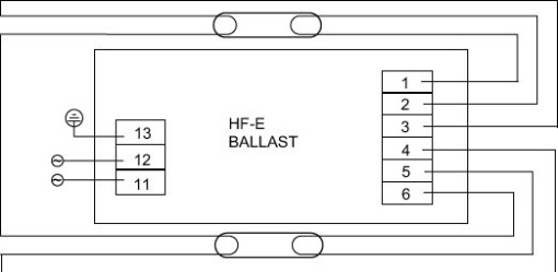 HF-E 12 58 TL-D II 220-240V 5060Hz