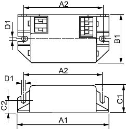 HF-M BLUE 124 SH TLTL5PL-L 230-240V