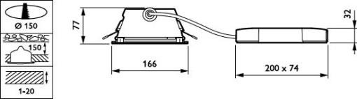 DN461B LED11S840 PSD-E C WH P