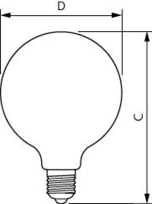 LED classic 100W E27 WW G120 FRNDRFSRT4