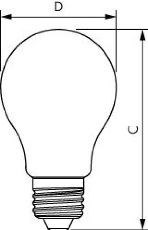 MAS VLE LEDBulbD4-25W E27 A60 GOLD SP G