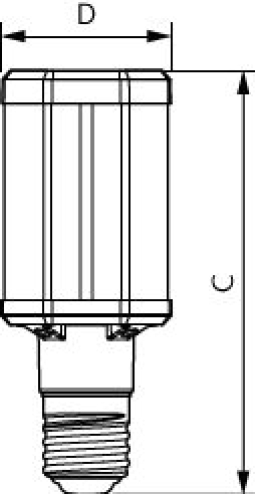 TForce LED HPL ND 57-42W E40 830