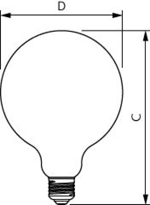 MAS VLE LEDBulb D59-60W E27 927 G120CLG