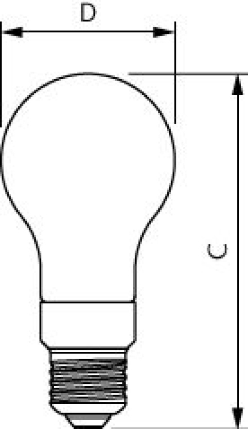 MAS LEDBulb D 4-60W E27 830 A60 FR G UE