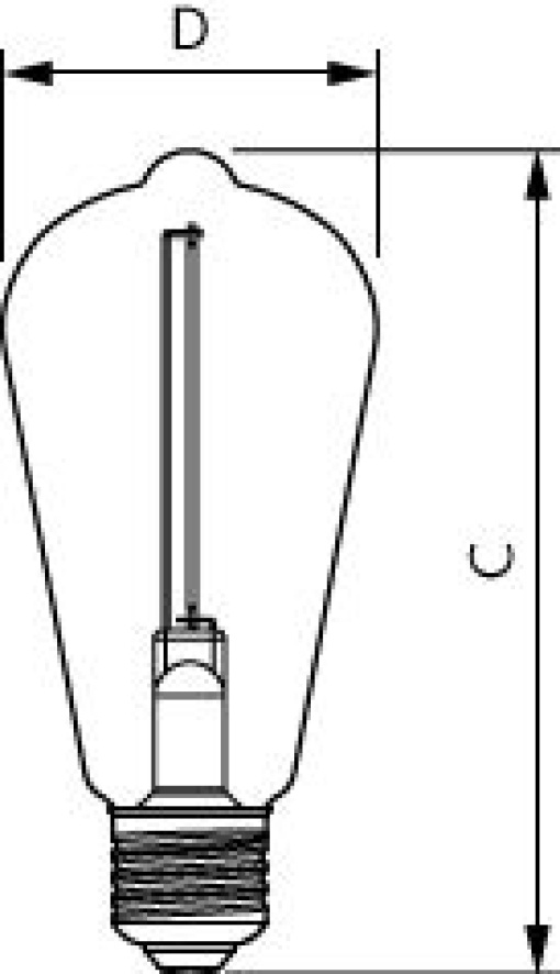LEDclassic 11W ST64 E27 smoky ND RFSRT4