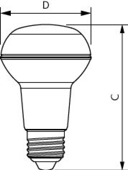 CoreProLEDspot D 45-60W R63 E27 827 36D
