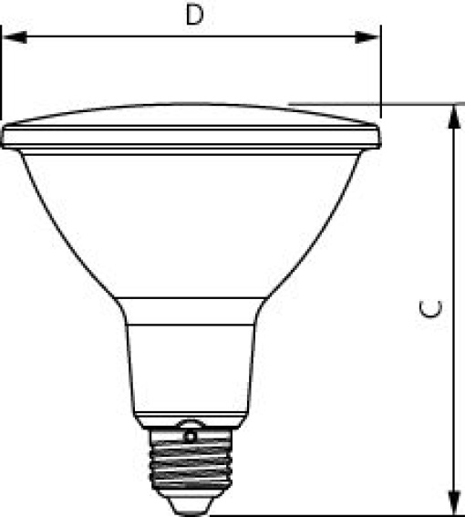 CorePro LEDspot ND 9-60W 927 PAR38 25D