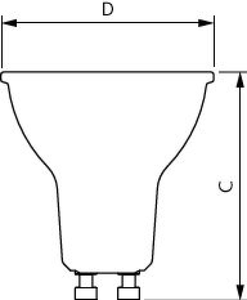 Corepro LEDspot 730lm GU10 840 60D