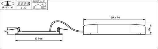 DN145B LED10S830 PSD-E II WH