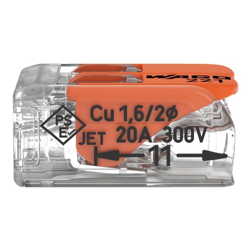 Ligador WAGO 221-412 / 2 Polos