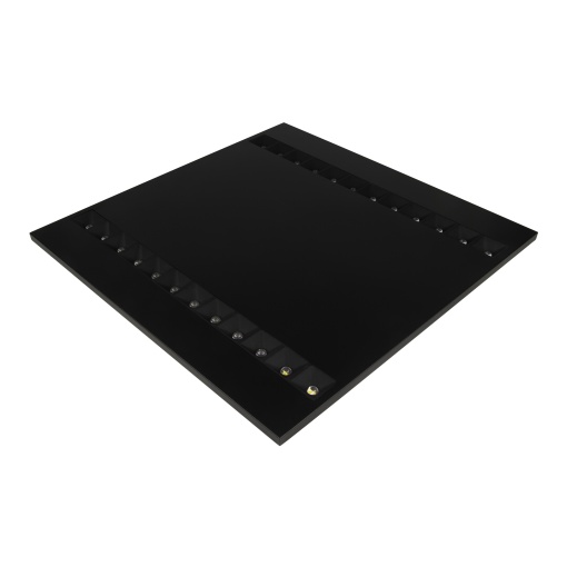 PANEL LOUVER 600 V 27.5W 840 U16 BK
