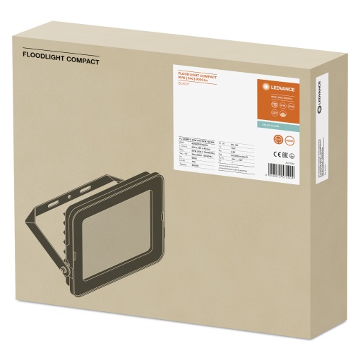 FLOODLIGHT COMPACT 90W 840 SYM 100 BK