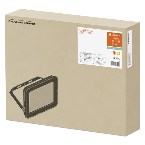 FLOODLIGHT COMPACT 135W 830 SYM 100 BK