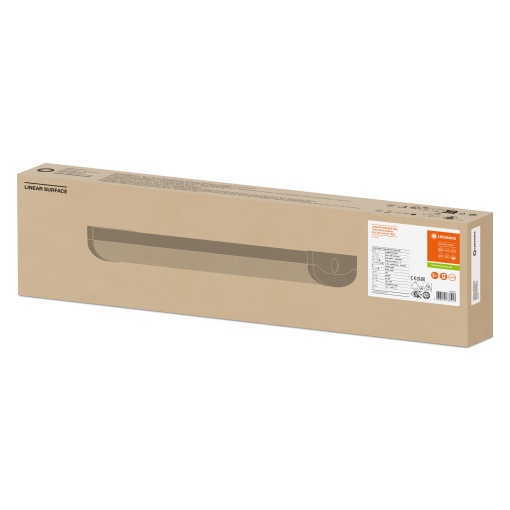 LINEAR SURFACE IP44 EMERGENCY 600 P 18W 840 WT