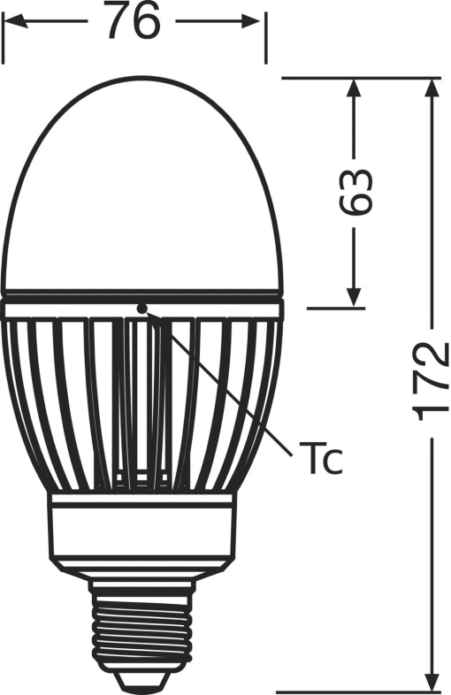 HQL LED P 3600LM 29W 827 E27