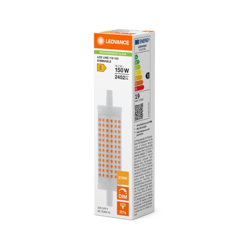 LED LINE R7s DIM P 18.2W 827 Clear R7s
