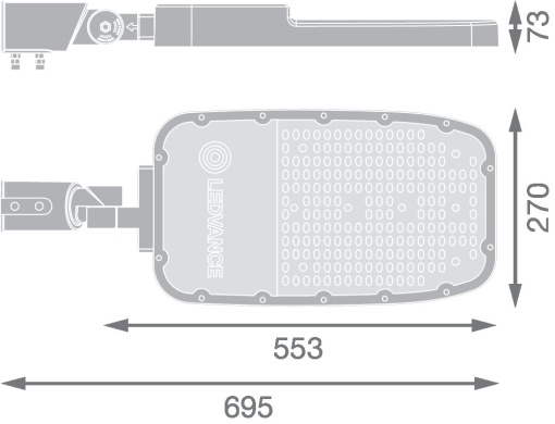 STREETLIGHT AREA EXTRA LARGE RV35ST 150W 727 RV35ST GY