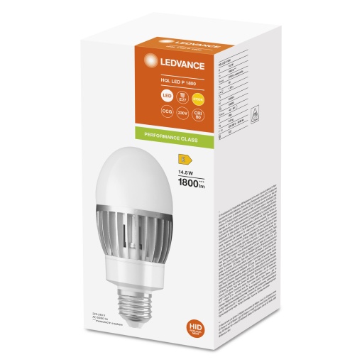 HQL LED P 1800LM 14.5W 827 E27
