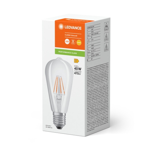 LED CLASSIC ST P 4W 827 Clear E27