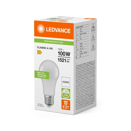 LED CLASSIC A P 13W 840 Frosted E27