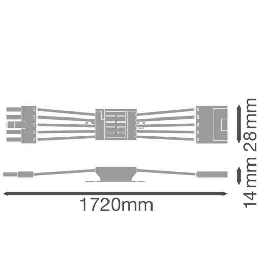 LINEAR INDIVILED THROUGH-WIRING KIT 1500 THROUGHWIRING KIT