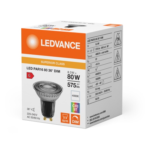 LED PAR16 DIM S 8.3W 940 GU10