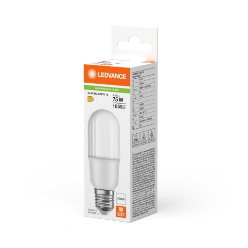 LED CLASSIC STICK P 9.5W 840 Frosted E27