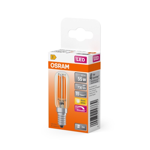 LED SPECIAL T26 DIM 6.5W 827 Clear E14