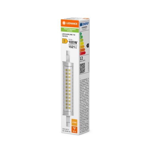 LED SLIM LINE R7s P 12W 827 Clear R7s