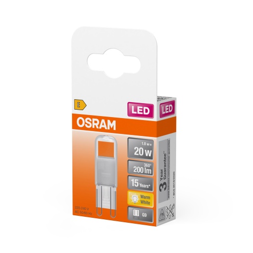 LED PIN G9 1.8W 827 Clear G9