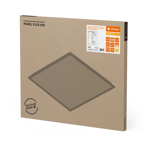 PANEL FLEX 600 UGR&lt;19 DALI 30W 830 U19