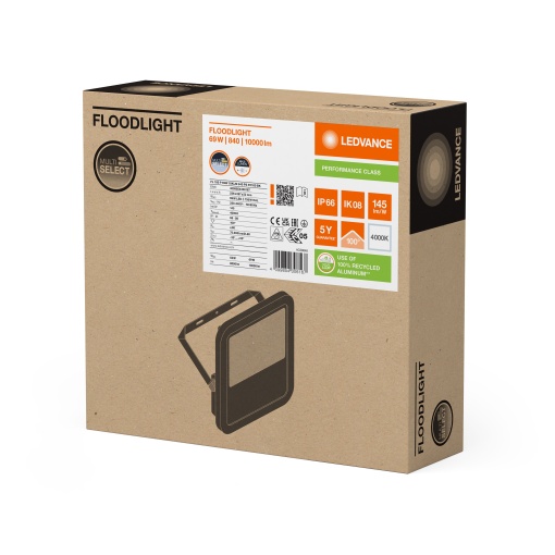 FLOODLIGHT 100 69W 10KLM 840 PS SY100 BK